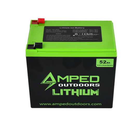 52Ah Lithium Battery (14.8V NMC) with Charger - Expected Early March!