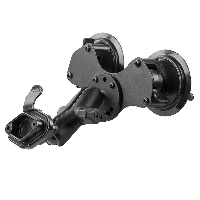 Load image into Gallery viewer, RAM Mount Twist-Lock Dual Suction Mount w/Quick Release Adapter [RAM-B-189-326U]
