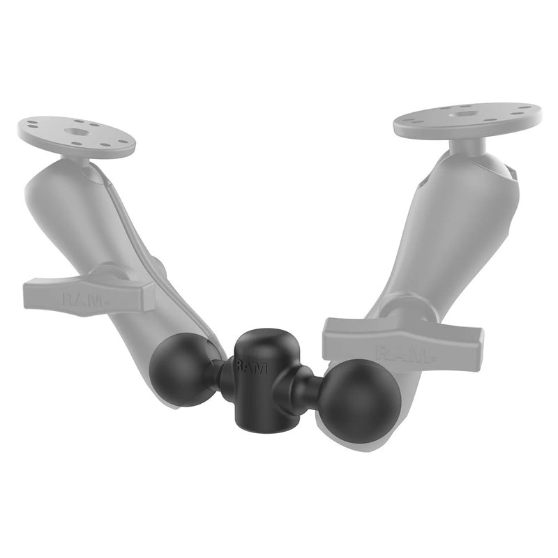Load image into Gallery viewer, RAM Mount RAM Double Ball Adapter w/1/2&quot; NPT Threaded Hole [RAM-217-3U]
