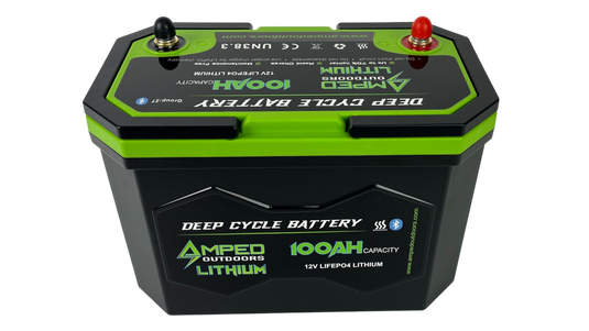 100Ah Lithium Battery (LiFePO4) 12.8V - Bluetooth - IP67 Waterproof - Heated