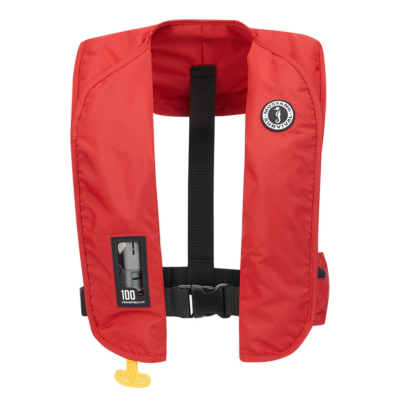 Load image into Gallery viewer, Mustang MIT 100 Convertible Inflatable PFD - Red [MD2030-4-0-202]
