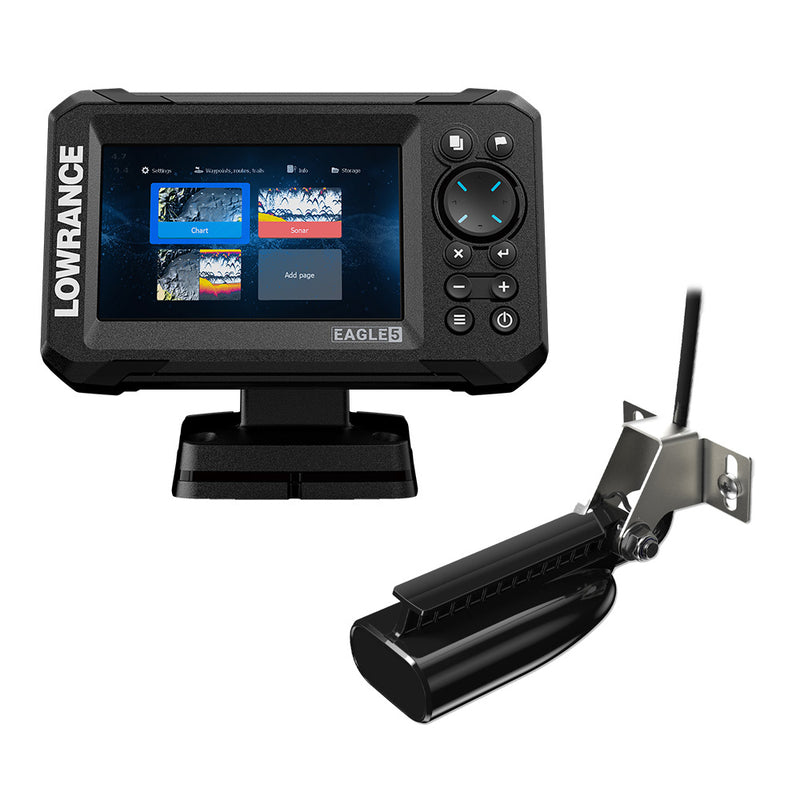 Load image into Gallery viewer, Lowrance Eagle 5 Combo - SplitShot Transducer w/C-MAP Charts [000-16226-001]
