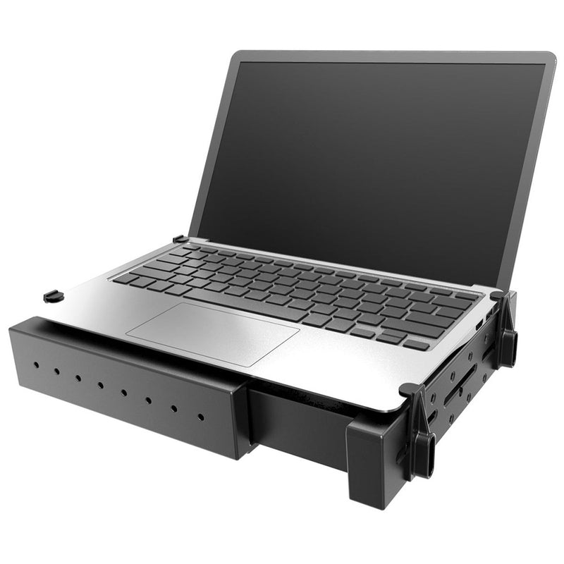 Load image into Gallery viewer, RAM Mount RAM Tough-Tray Double Ball Mount w/Double U-Bolt Rail Base [RAM-101-DAN1U]
