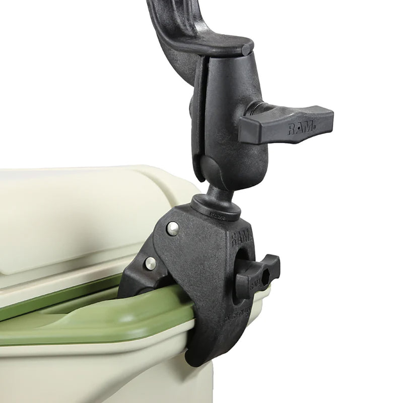 Load image into Gallery viewer, RAM Mount RAM Tube Jr. Rod Holder w/Revolution Arm  RAM Tough-Claw Base [RAP-390-RB-404U]
