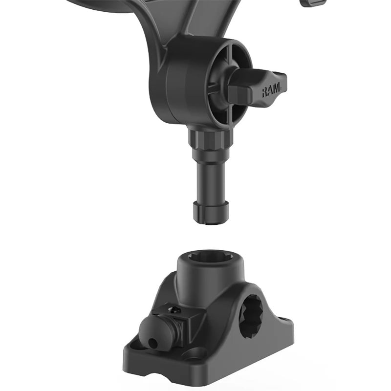 Load image into Gallery viewer, RAM Mount RAM ROD JR Fishing Rod Holder w/Bulkhead/Flat Surface Base [RAP-434-BMP]
