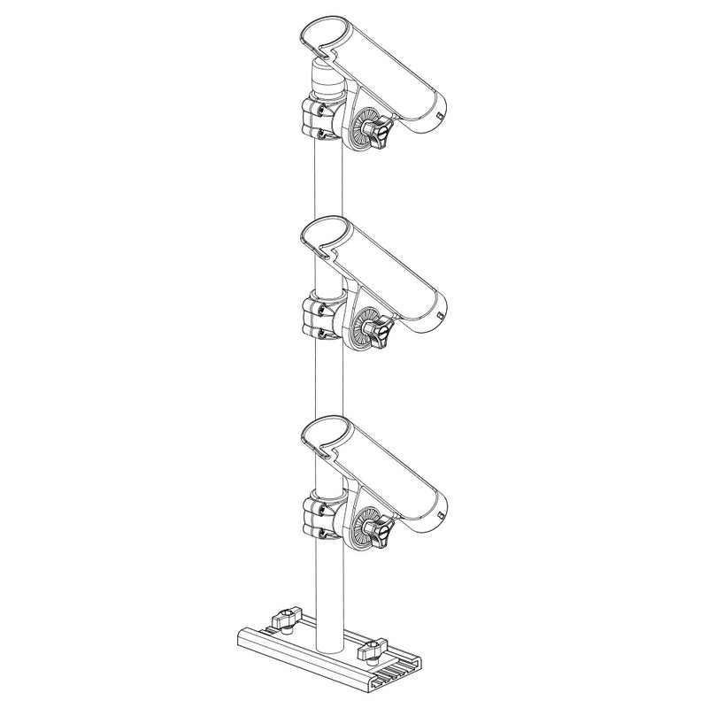 Load image into Gallery viewer, Scotty 333 Track Mounted Rod Tree - Rodmaster II Rod Holders [0333]
