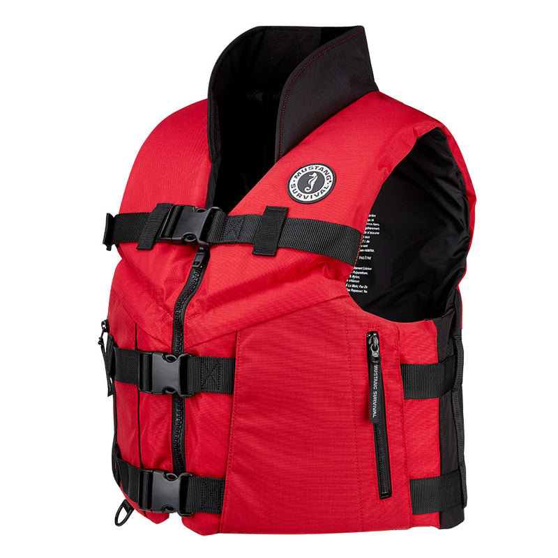 Load image into Gallery viewer, Mustang Accel 100 Foam Fishing Vest - Small - Red-Black [MV462602-123-S-216]
