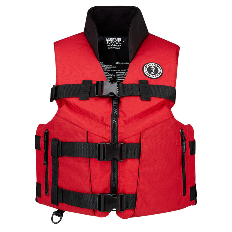 Load image into Gallery viewer, Mustang Accel 100 Foam Fishing Vest - XXXL - Red-Black [MV462602-123-XXXL-216]

