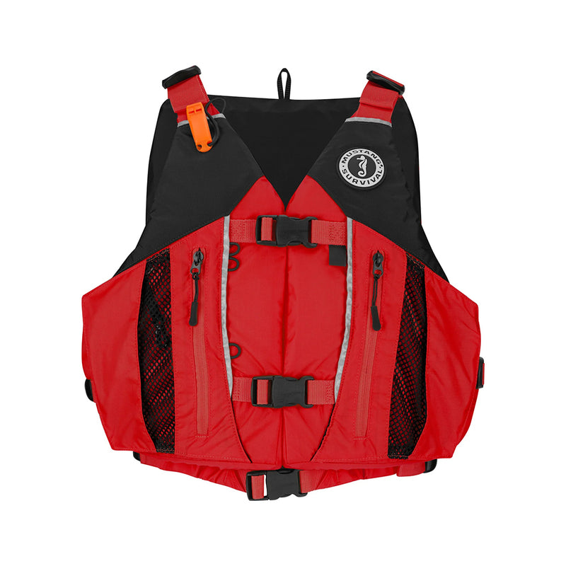 Load image into Gallery viewer, Mustang Solaris Foam Life Vest - XS/S - Red/Black [MV807002-123-XS/S]
