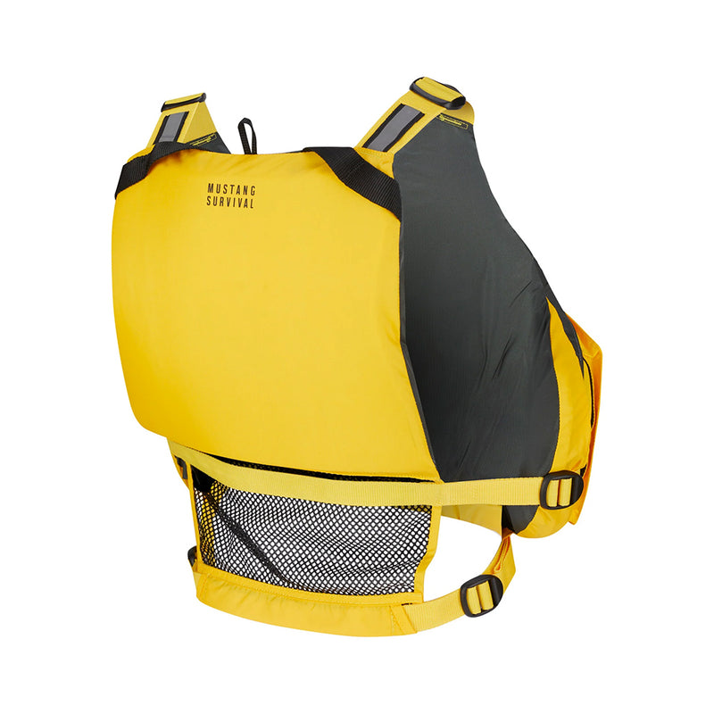 Load image into Gallery viewer, Mustang Solaris Foam Life Vest - M/L - Yellow/Grey [MV807002-222-M/L]
