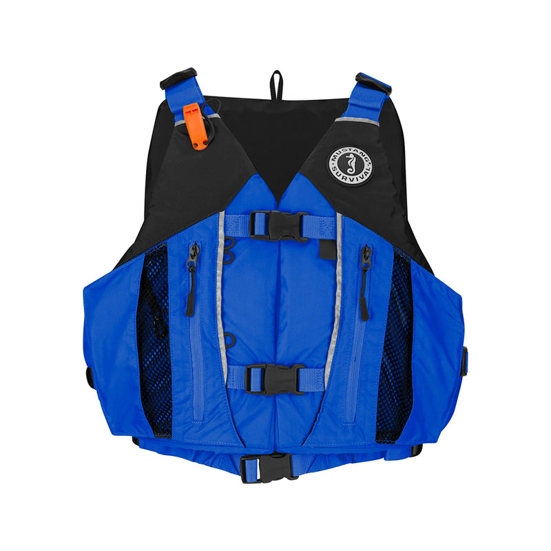 Load image into Gallery viewer, Mustang Solaris Foam Life Vest - XL/XXL - Blue/Black [MV807002-863-XL/XXL]
