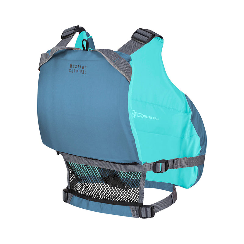 Load image into Gallery viewer, Mustang Women&#39;s Moxie Foam Life Vest - M/L - Slate/Aqua [MV807502-853-M/L]
