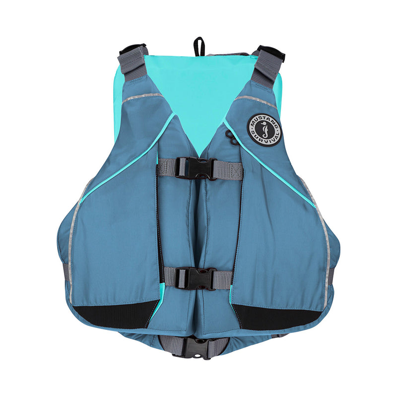 Load image into Gallery viewer, Mustang Women&#39;s Moxie Foam Life Vest - M/L - Slate/Aqua [MV807502-853-M/L]
