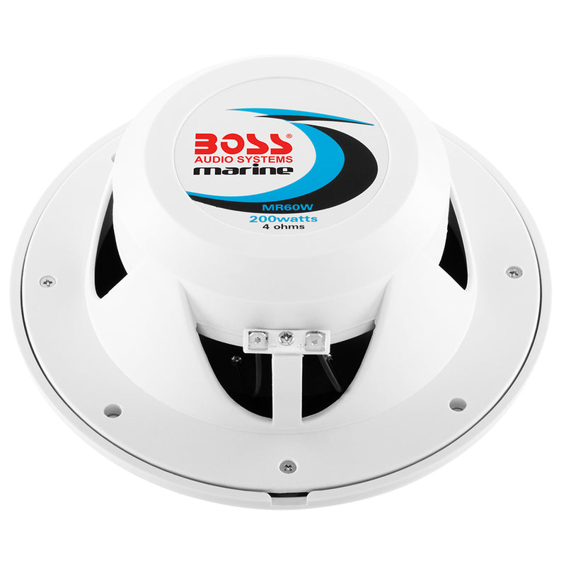 Load image into Gallery viewer, Boss Audio MR60 6.5&quot; Round Speakers - White - Pair [MR60]

