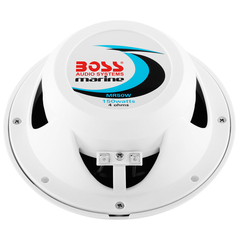 Load image into Gallery viewer, Boss Audio MR50 5.25&quot; Round Speakers - White - Pair [MR50]

