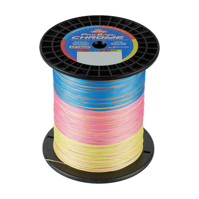 Load image into Gallery viewer, Berkley ProSpec Chrome 4 x 100&#39; Metered Braid - 80lb - 3000yd [1641079]
