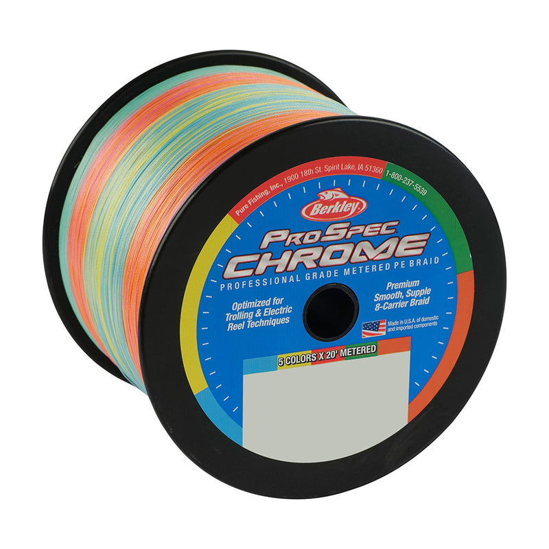 Load image into Gallery viewer, Berkley ProSpec Chrome 5 x 20&#39; Metered Braid - 20lb - 3500yd [1621889]
