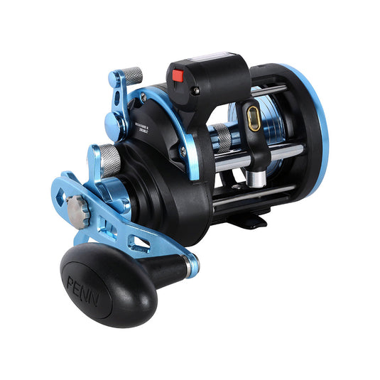PENN WARII15LWLC Warfare II Level Wind 15 Right Hand Conventional Reel w/Line Counter [1639162]