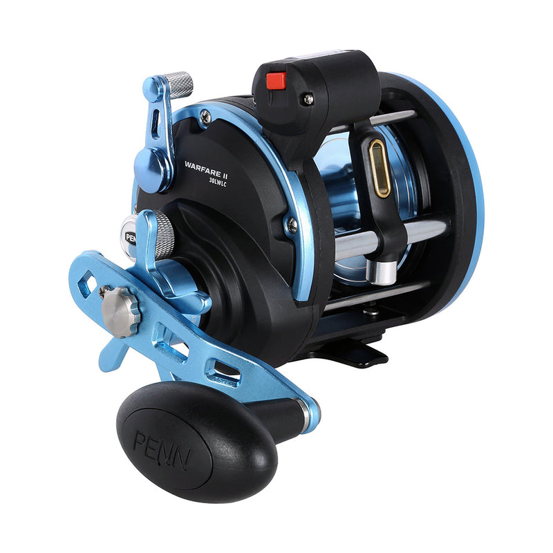 Load image into Gallery viewer, PENN WARII30LWLC Warfare II Level Wind 30 Right Hand Conventional Reel w/Line Counter [1639706]
