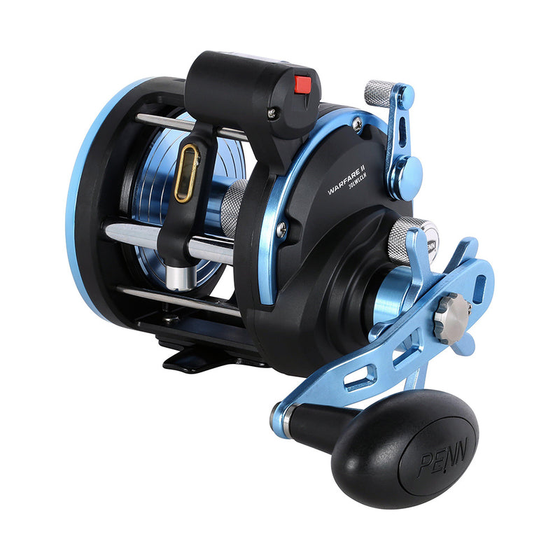 Load image into Gallery viewer, PENN WARII30LWLHLC Warfare II Level Wind 30 Left Hand Conventional Reel w/Line Counter [1639707]
