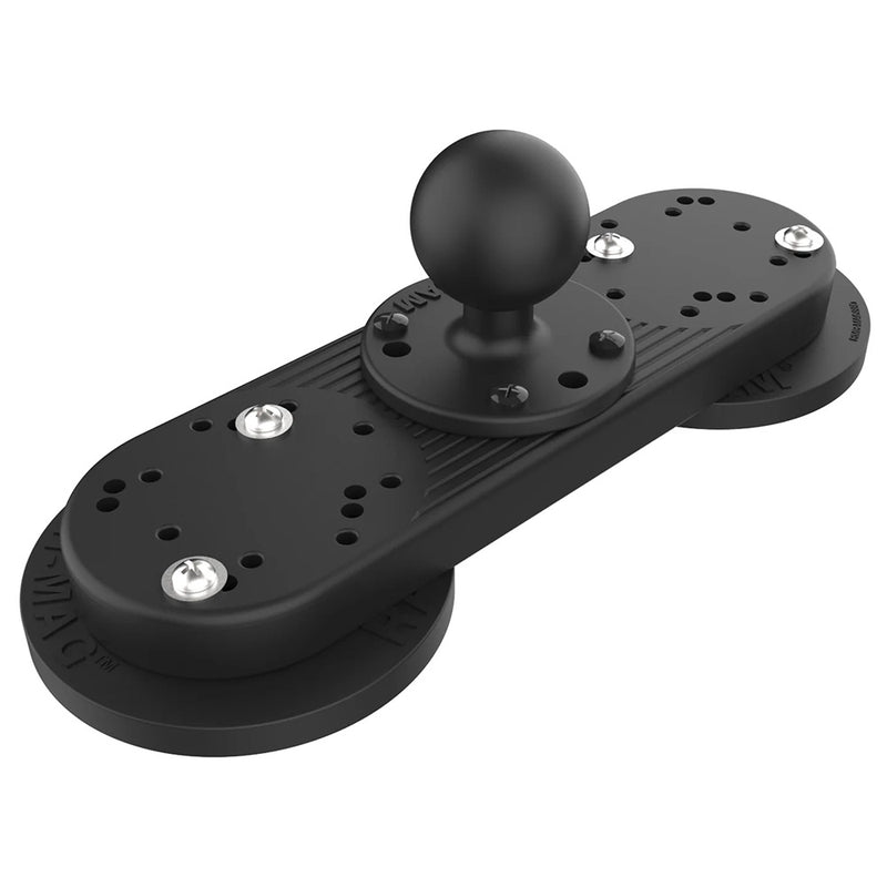 Load image into Gallery viewer, RAM Mount RAM Tough-Mag Double Magnetic Ball Base [RAM-202-333-MAG88U]
