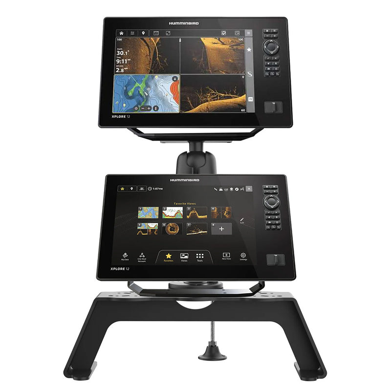 Load image into Gallery viewer, RAM Mount RAM Fishfinder Deck Kit w/Humminbird Helix 8-10  XPLORE Mount [RAM-FF1-D-202-25-202]
