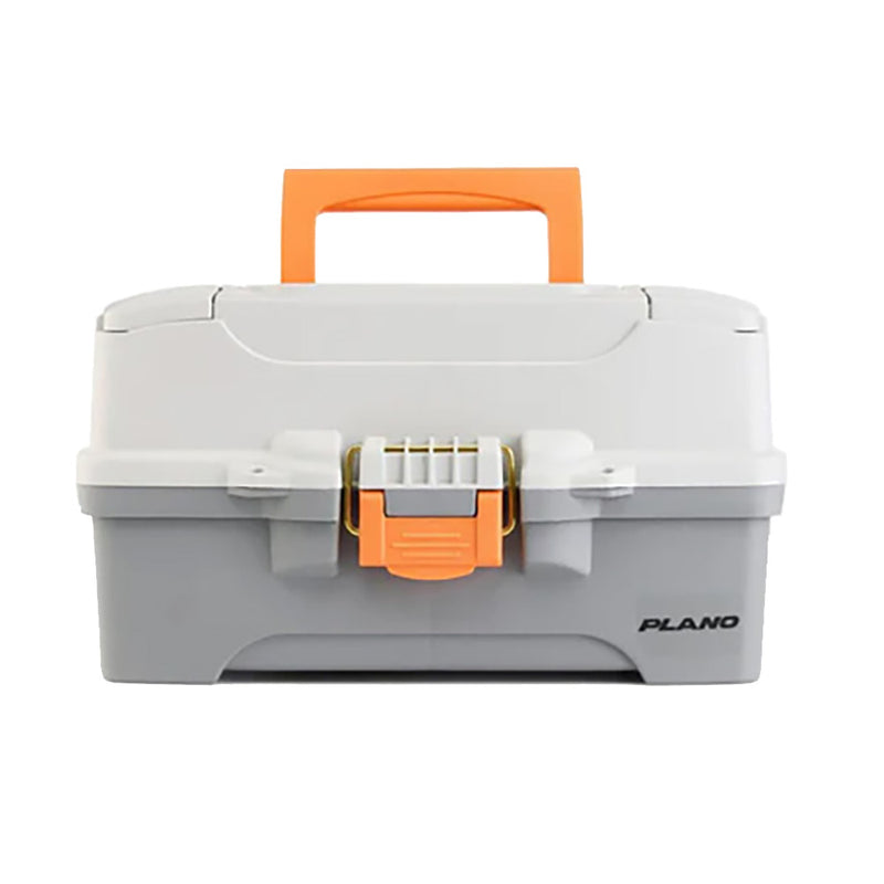 Load image into Gallery viewer, Plano Two-Tray Tackle Box - Light Grey/Dark Grey [P000403]
