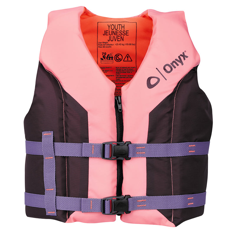 Load image into Gallery viewer, Onyx Shoal All Adventure Youth Life Jacket - Pink [121000-105-002-26]
