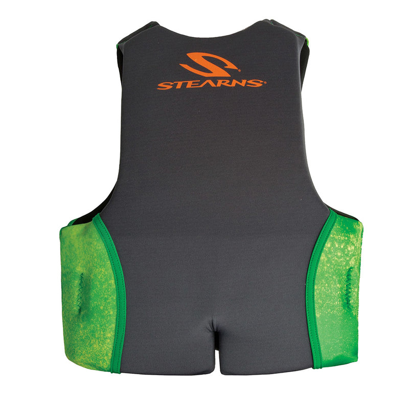 Load image into Gallery viewer, Stearns Youth Hydroprene Life Vest - Type III - Green - 50-90lbs [2000037956]
