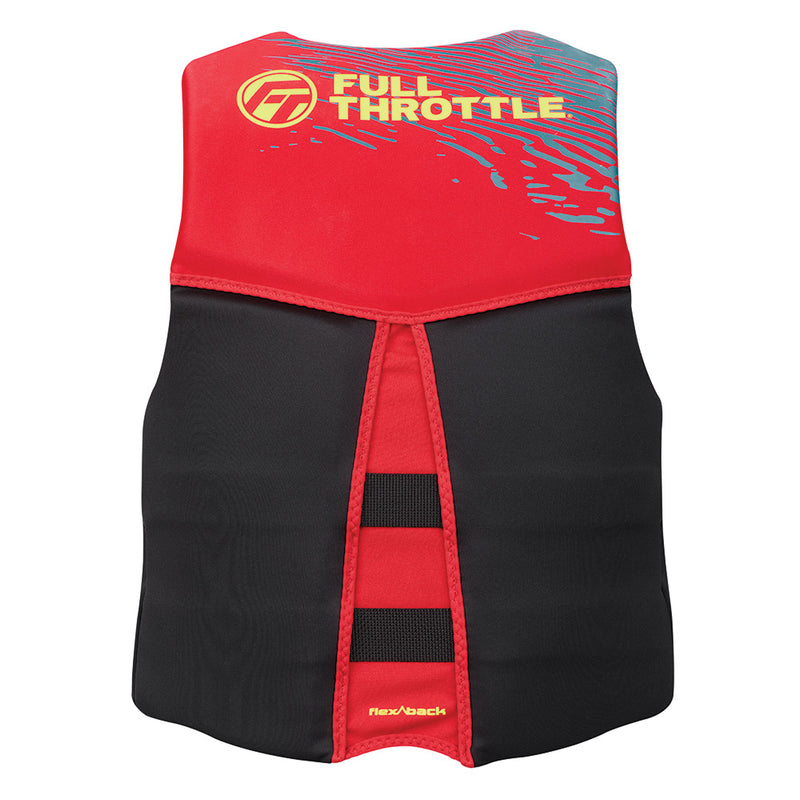 Load image into Gallery viewer, Full Throttle Men's Rapid-Dry Flex-Back Life Jacket - XL - Red/Black [142500-100-050-26]
