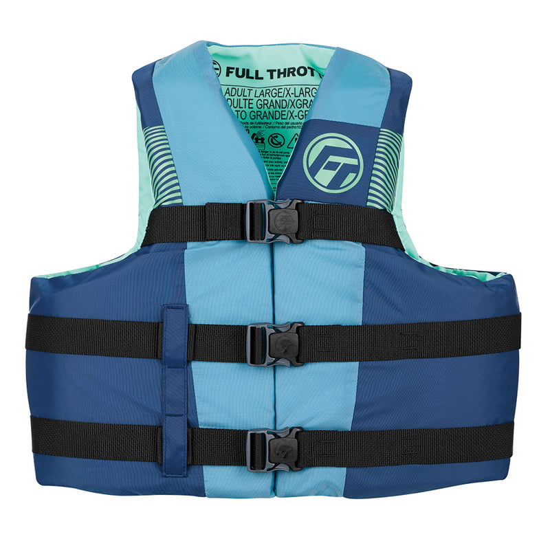 Load image into Gallery viewer, Full Throttle Adult Nylon Life Jacket - L/XL - Blue [112200-500-050-26]
