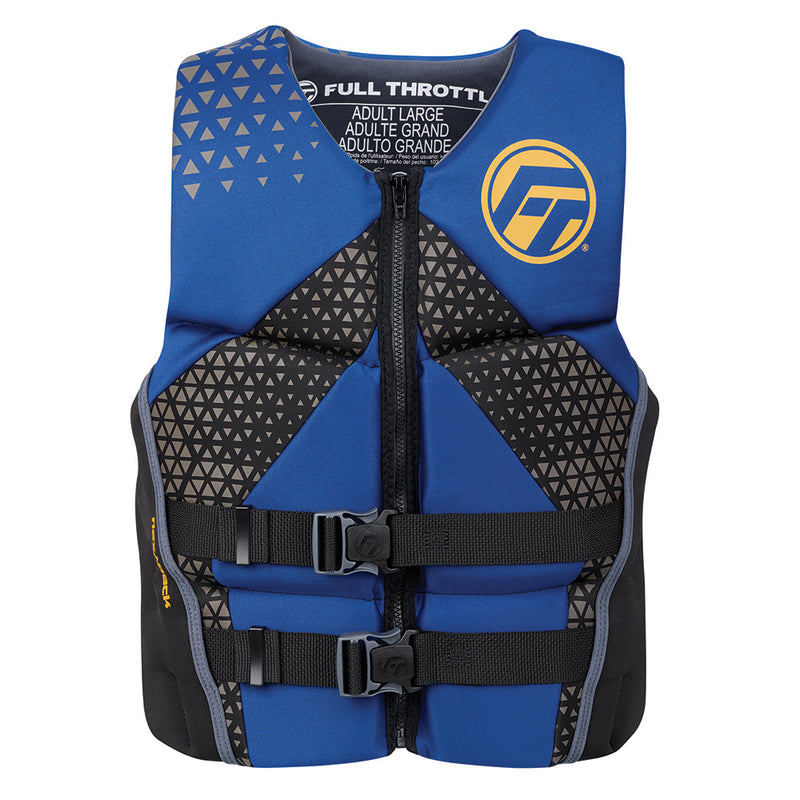 Load image into Gallery viewer, Full Throttle Men's Rapid-Dry Flex-Back Life Jacket - XL - Blue/Black [142500-500-050-26]
