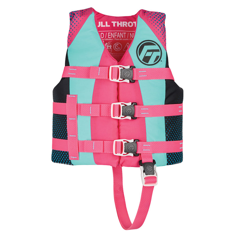Load image into Gallery viewer, Full Throttle Nylon Life Jacket - Child - Pink [112200-105-001-26]
