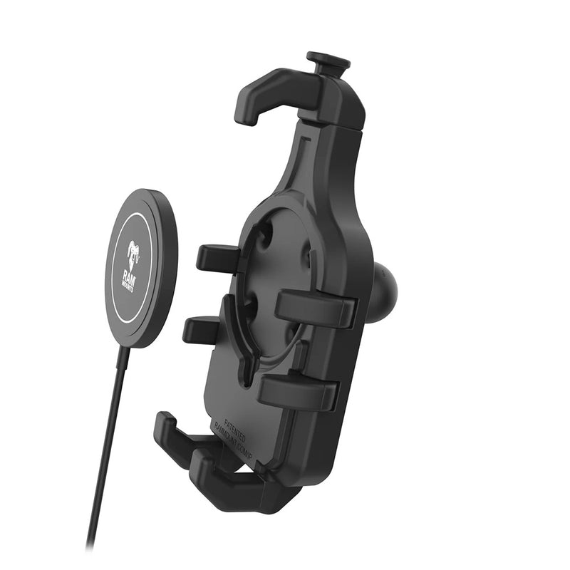 Load image into Gallery viewer, Ram Mount RAM Quick-Grip Pro w/Ball  Qi2 15W Wireless Charger [RAM-HOL-PD5B-W2MU]
