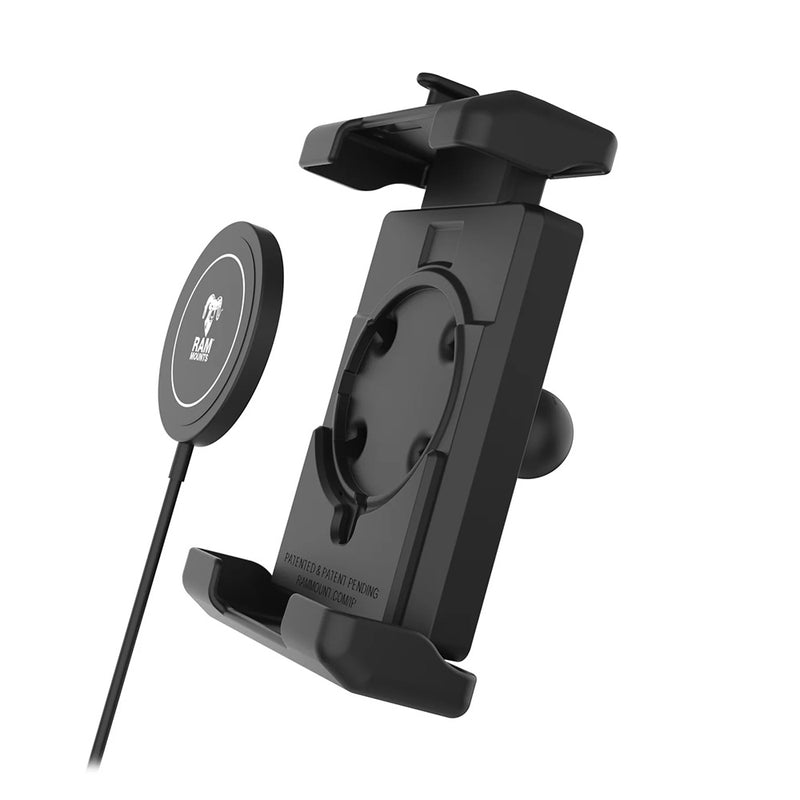 Load image into Gallery viewer, Ram Mount RAM Quick-Grip Pro XL w/Ball  Qi2 15W Wireless Charger [RAM-HOL-PD7B-W2MU]
