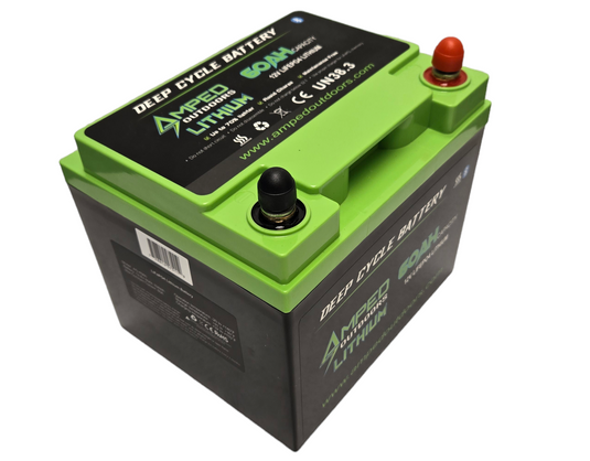 60Ah Lithium Battery (LiFePO4) 12.8V - Bluetooth - Heated