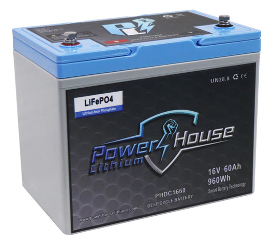 PowerHouse Lithium 16V MARINE ELECTRONICS BATTERIES