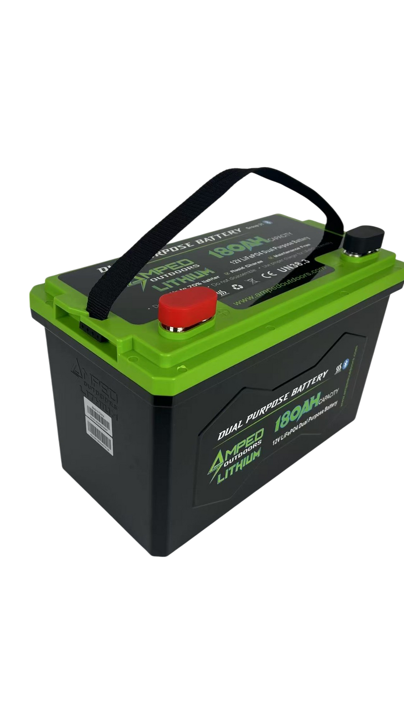 Load image into Gallery viewer, 180Ah Dual Purpose Lithium Battery (Cranking) 12.8V - Bluetooth - IP67 Waterproof - Heated
