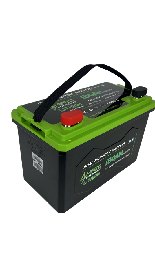 180Ah Dual Purpose Lithium Battery (Cranking) 12.8V - Bluetooth - IP67 Waterproof - Heated