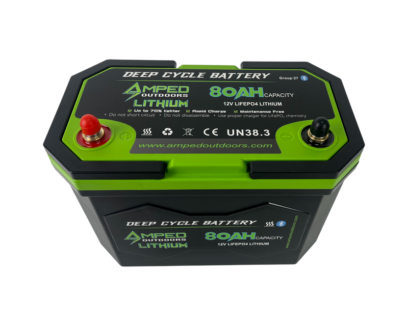 Load image into Gallery viewer, 80Ah Lithium Battery (LiFePO4) 12.8V - Bluetooth - IP67 Waterproof - Heated
