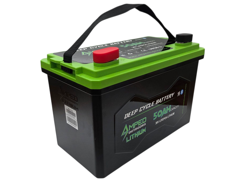 Load image into Gallery viewer, 36V 50Ah Trolling Motor Lithium Battery (LiFePO4) - Bluetooth - IP67 Waterproof - Heated
