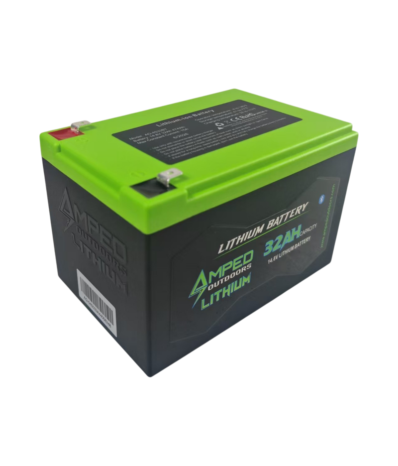 Load image into Gallery viewer, 32Ah Lithium Battery (14.8V NMC) with Charger (Bluetooth)
