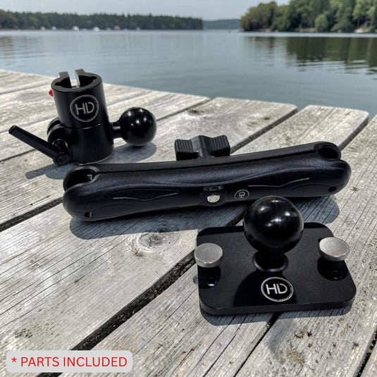 HDI UMS COMBO 9" ARM + POLE ADAPTER + MULTI USE PLATE (HDUMS-MUP-9A)
