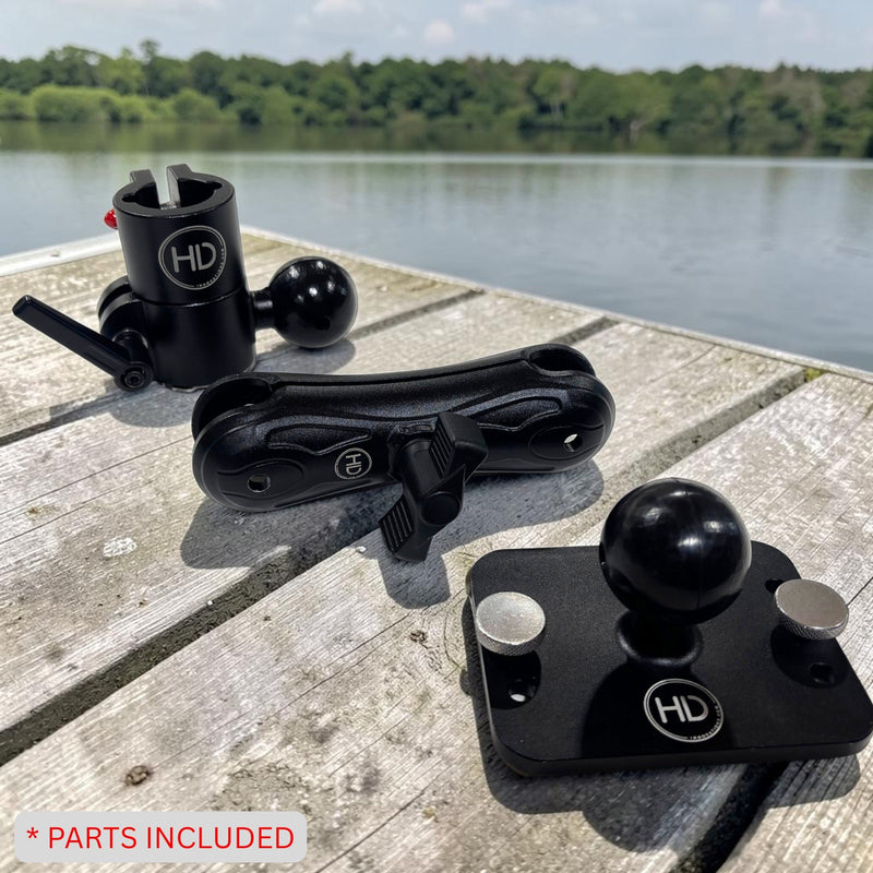 Load image into Gallery viewer, HDI UMS COMBO 6" ARM + POLE ADAPTER + MULTI USE PLATE (HDUMS-MUP-6A)
