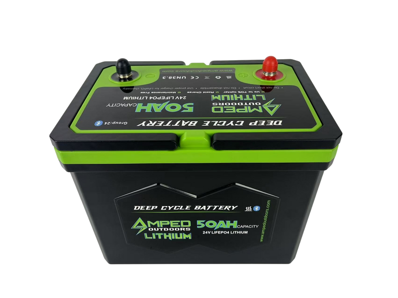 Load image into Gallery viewer, 24V 50Ah Trolling Motor Lithium Battery (LiFePO4) - Bluetooth - Heated
