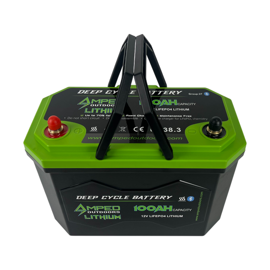100Ah Lithium Battery (LiFePO4) 12.8V - Bluetooth - IP67 Waterproof - Heated