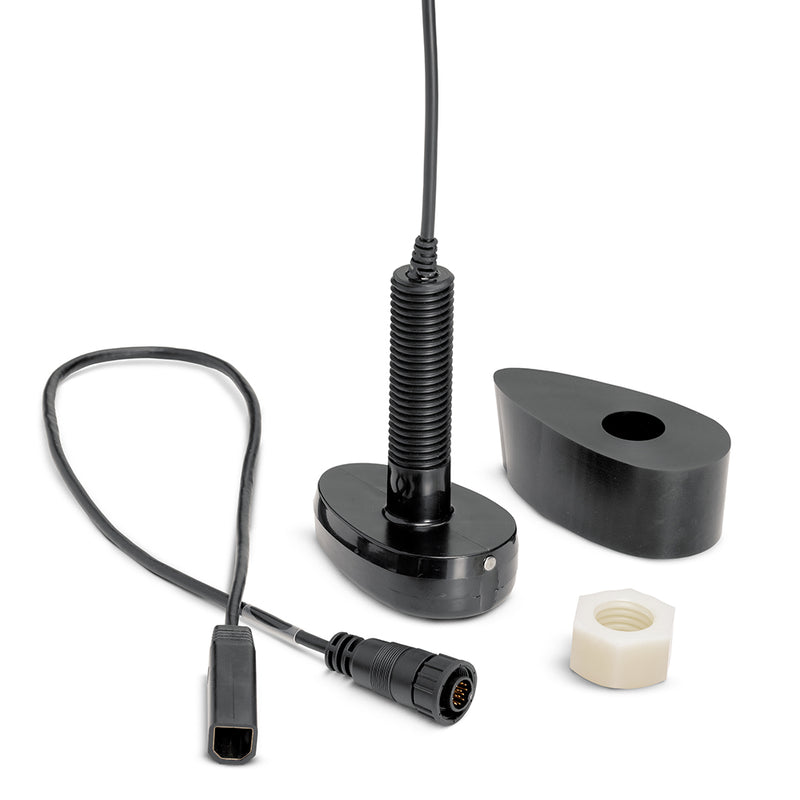 Load image into Gallery viewer, Humminbird XPTH-9-HW-T Dual Spectrum CHIRP Plastic Thru-Hull Transducer w/Temp [710279-1]

