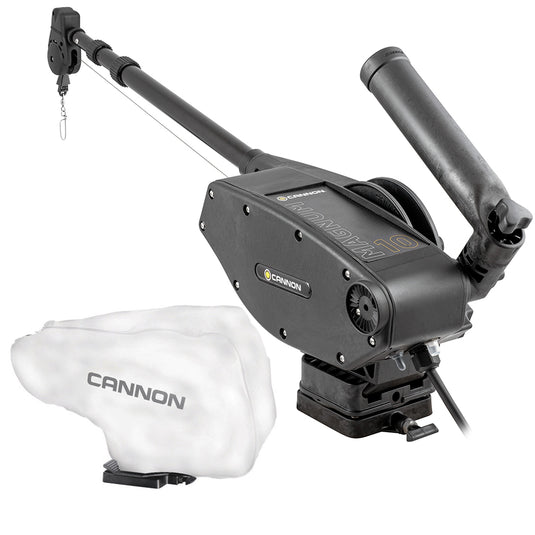 Cannon Magnum 10 Electric Downrigger w/White Cover [1902305/WHTCOVER]