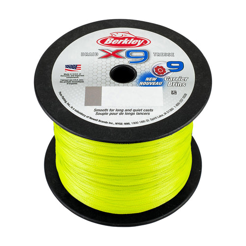 Berkley x9 Flame Green Braid - 65lb - 2188 yds - X9BBK65-GG [1486878]