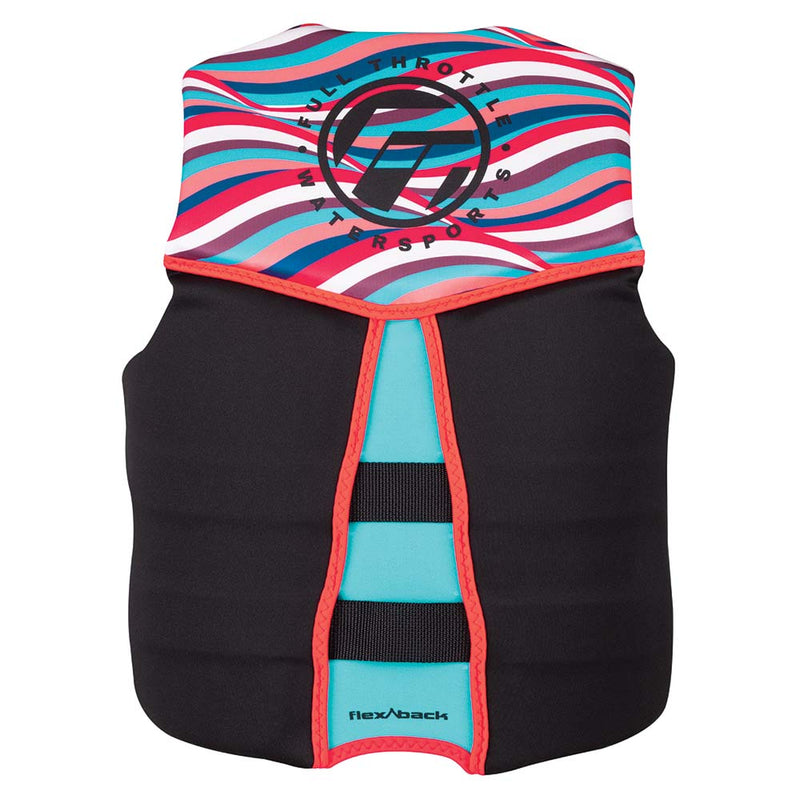 Load image into Gallery viewer, Full Throttle Womens Rapid-Dry Flex-Back Life Jacket - Womens S - Pink/Black [142500-105-820-22]
